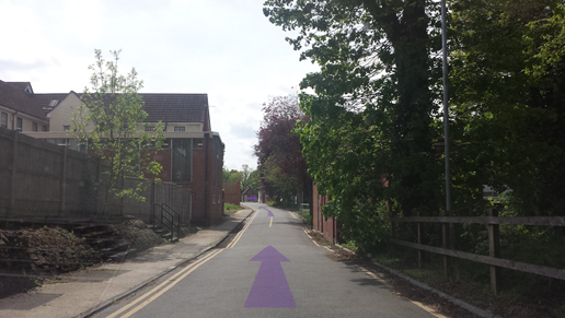 At the end, on the right